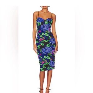 NEW!! AFRM Navy Floral Dress - XXS